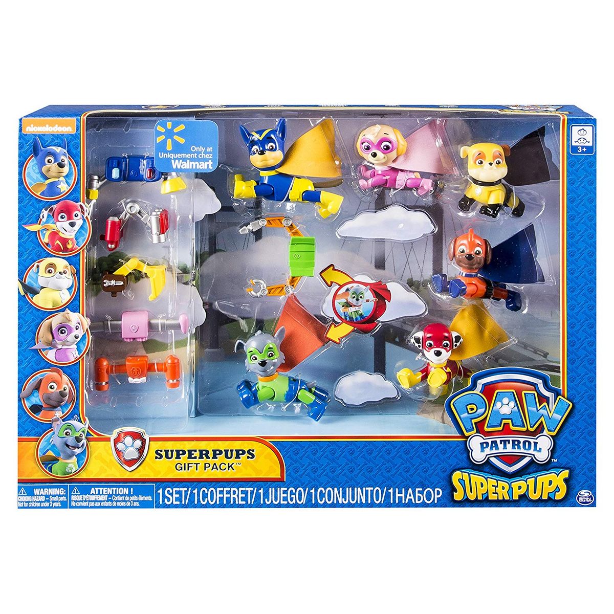 SPIN MASTER Pack de 6 figurines super-héros - Pat'Patrouille