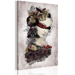 Paris Prix Tableau Imprimé  Femme Mystérieuse. Coloris disponibles : Multicolore