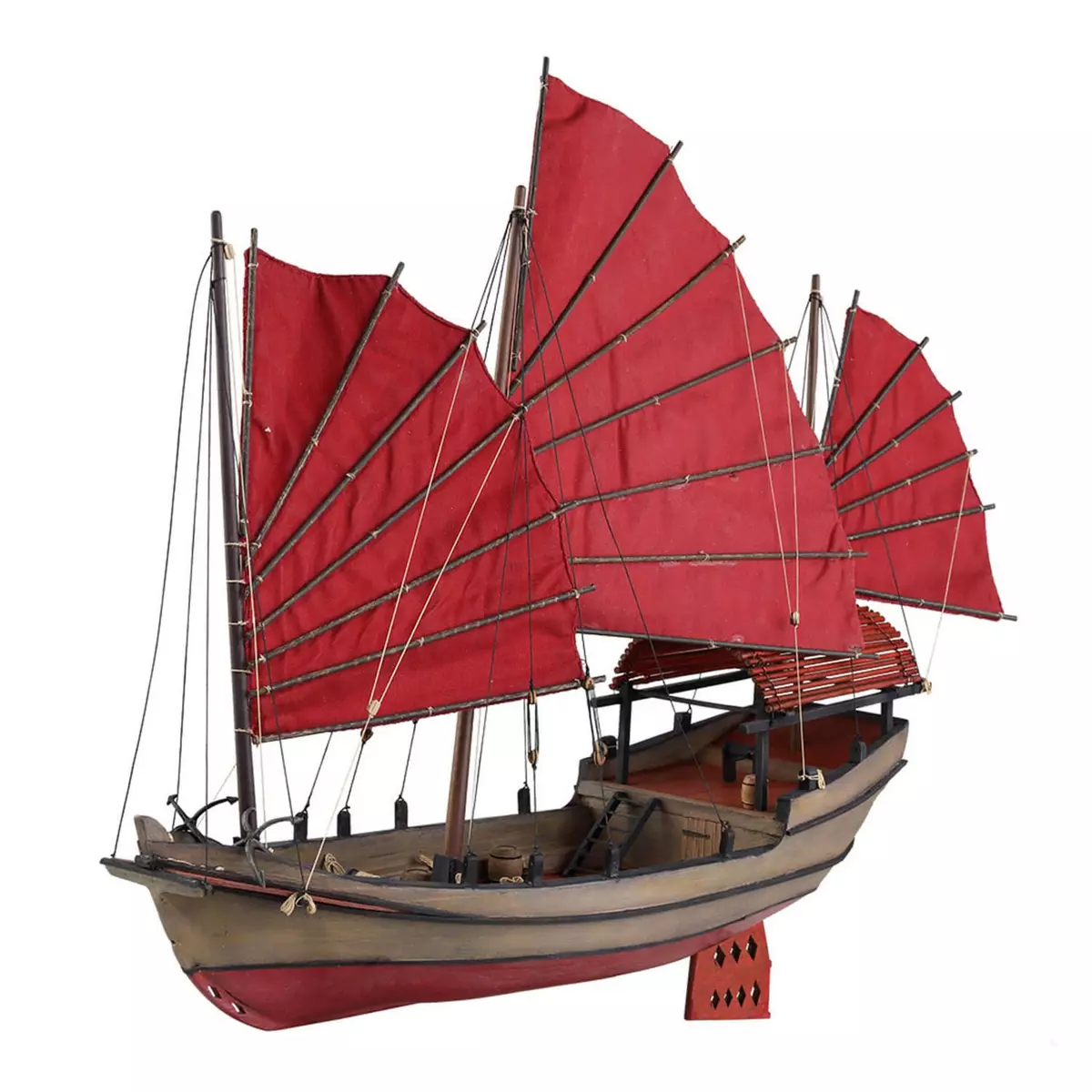 DISARMODEL Maquette bateau en bois : Jonque chinoise