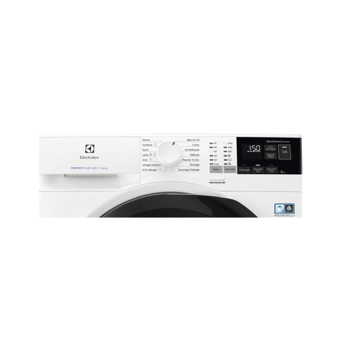 ELECTROLUX Lave-linge hublot 9kg 1400 tours/min blanc - EW6F4943AP