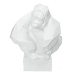 Paris Prix Statue Design  Sculpture Kenya  50cm Blanc