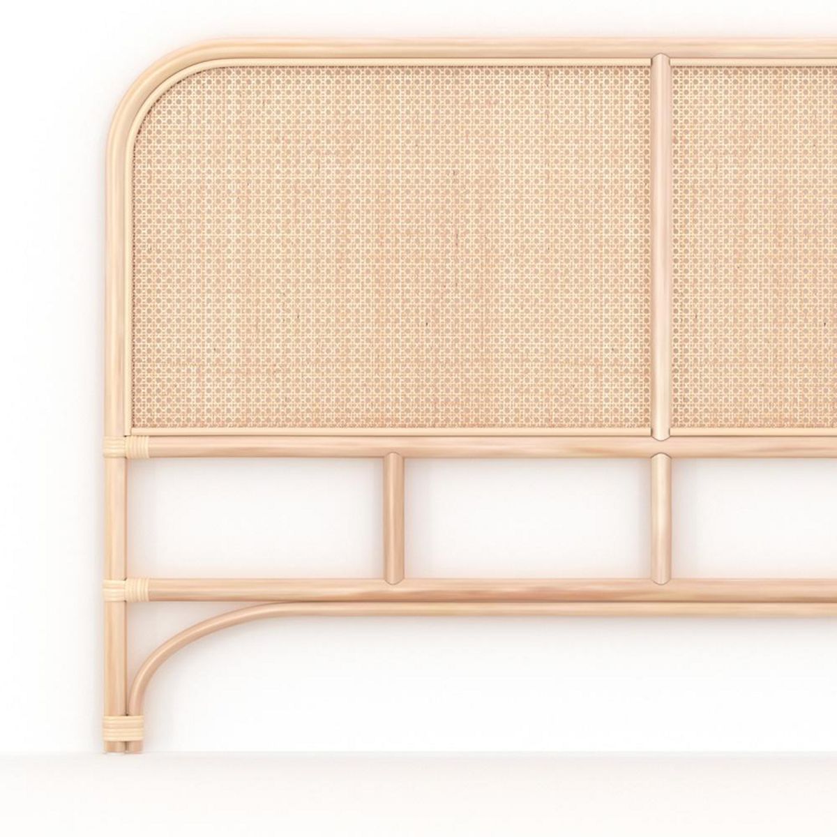 Rendez vous déco Tête de lit en rotin et cannage 90 cm - Naïra
