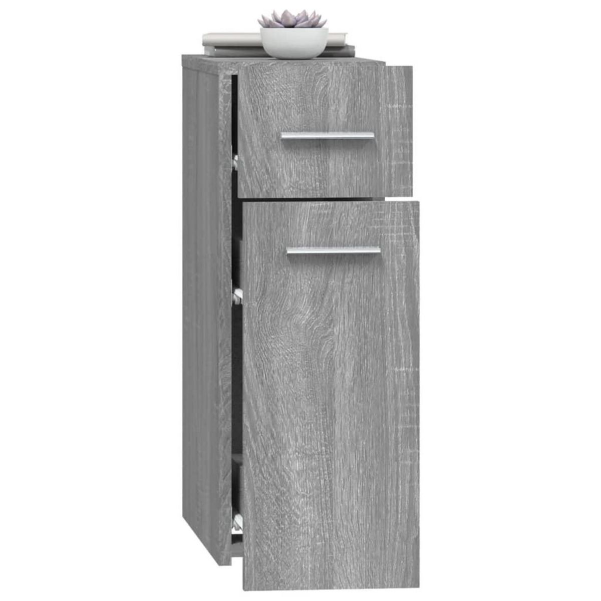 VIDAXL Armoire apothicaire Sonoma gris 20x45,5x60 cm Bois d'ingenierie