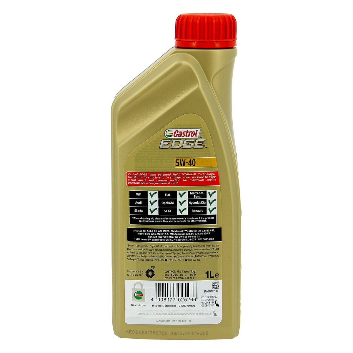 Castrol Huile moteur CASTROL EDGE 5W-40 1L