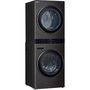 Voir la diapositive 4 : LG Lave linge séchant hublot F761TOWERB2 WashTower