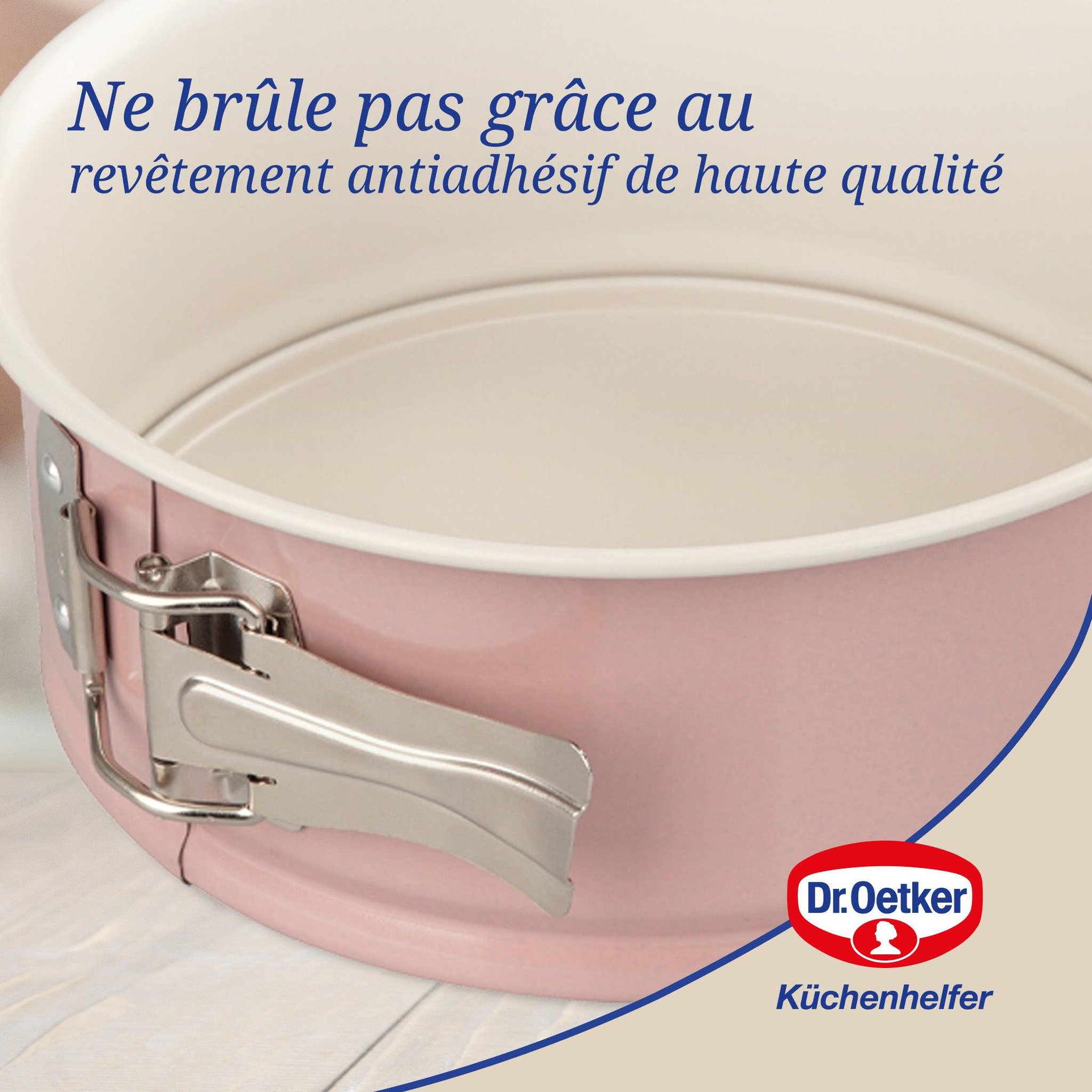 Voir la diapositive 4 : DR.OETKER Moule à manqué à charnière 18 cm dr.oetker rétro