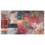 Voir la diapositive 1 : VIDAXL Tapis lavable antiderapant Patchwork 190x300 cm multicolore