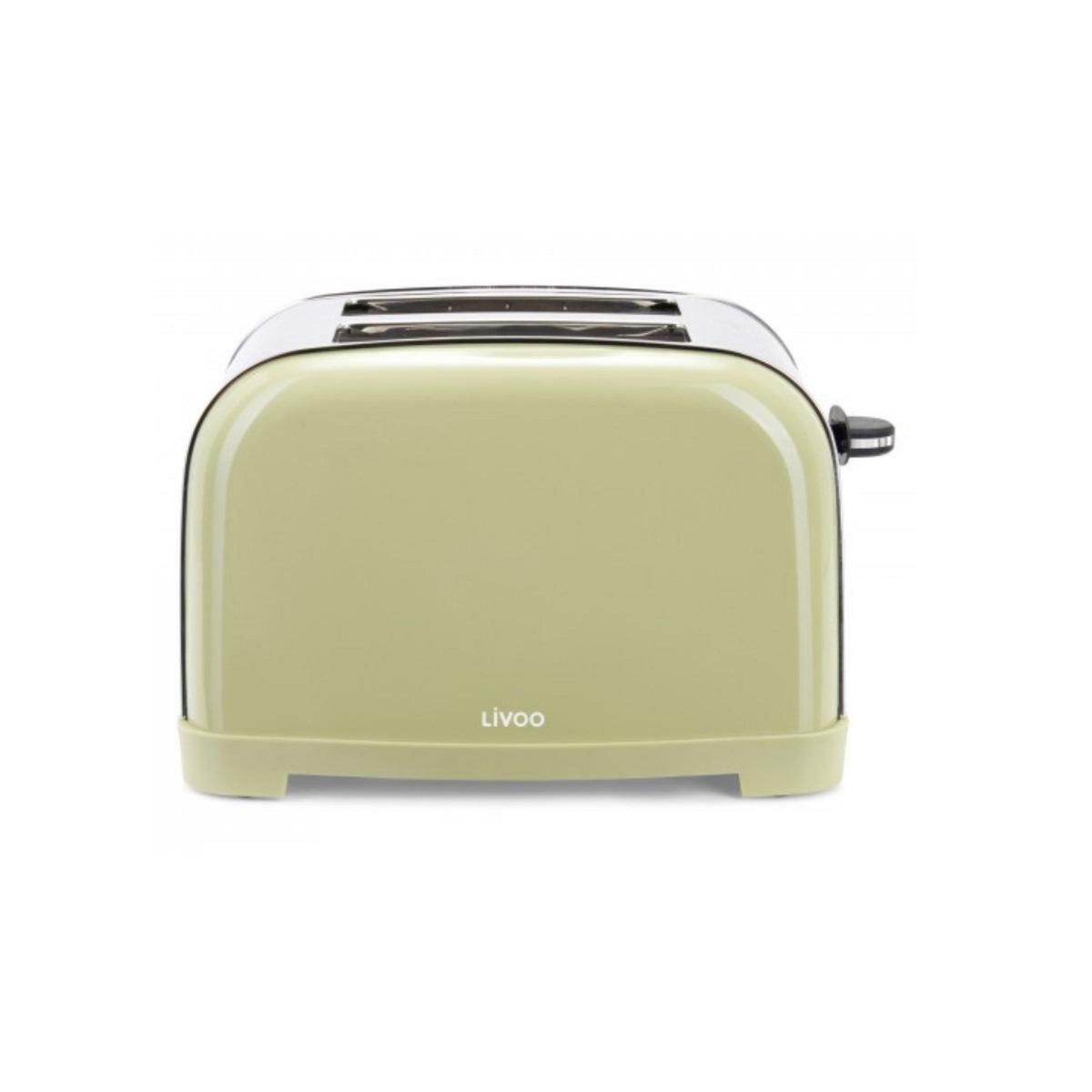 LIVOO Grille-pains 2 fentes 850w vert matcha - DOD196M
