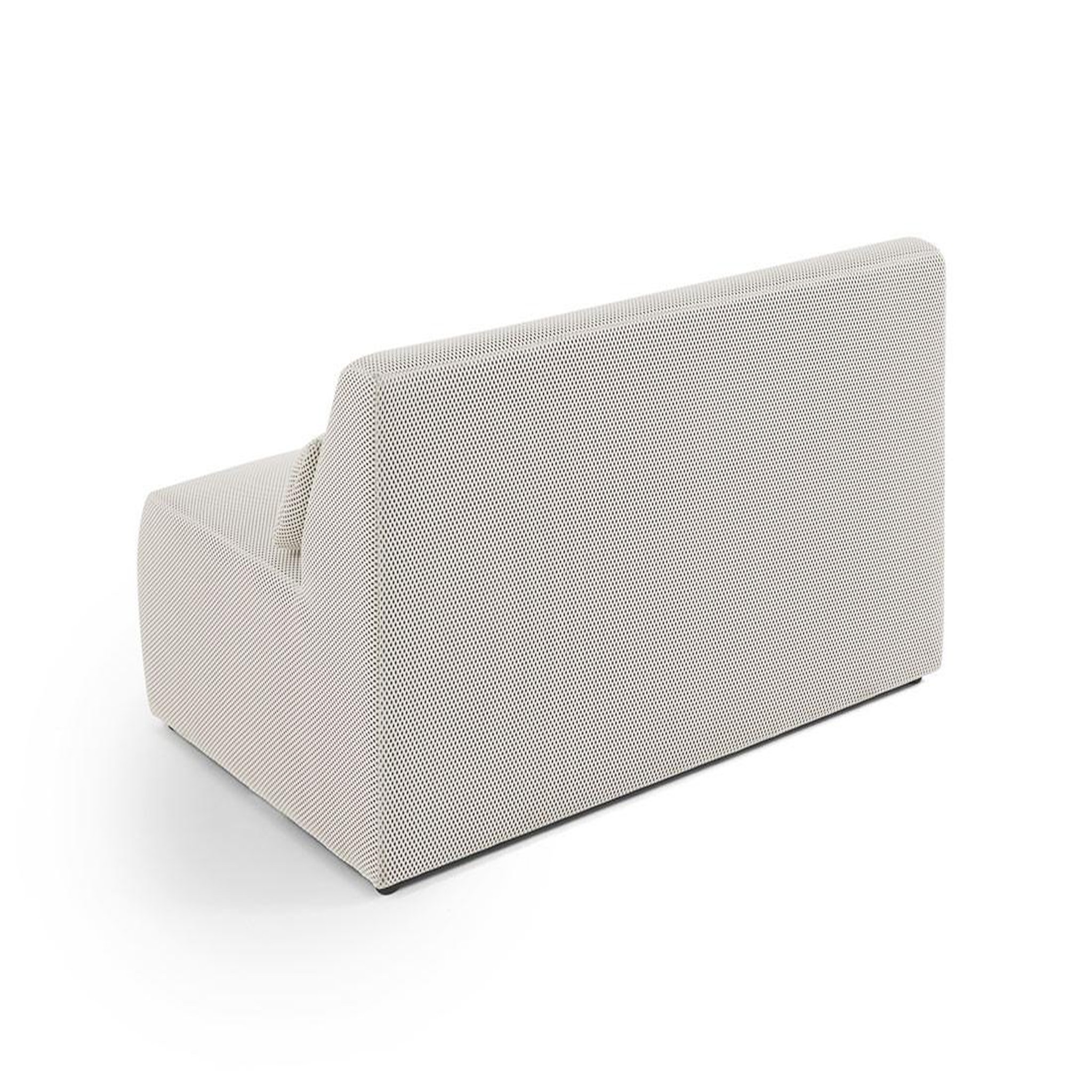 Voir la diapositive 4 : LISA DESIGN Onyx - canapé droit 2 places - en tissu mailles 3d
