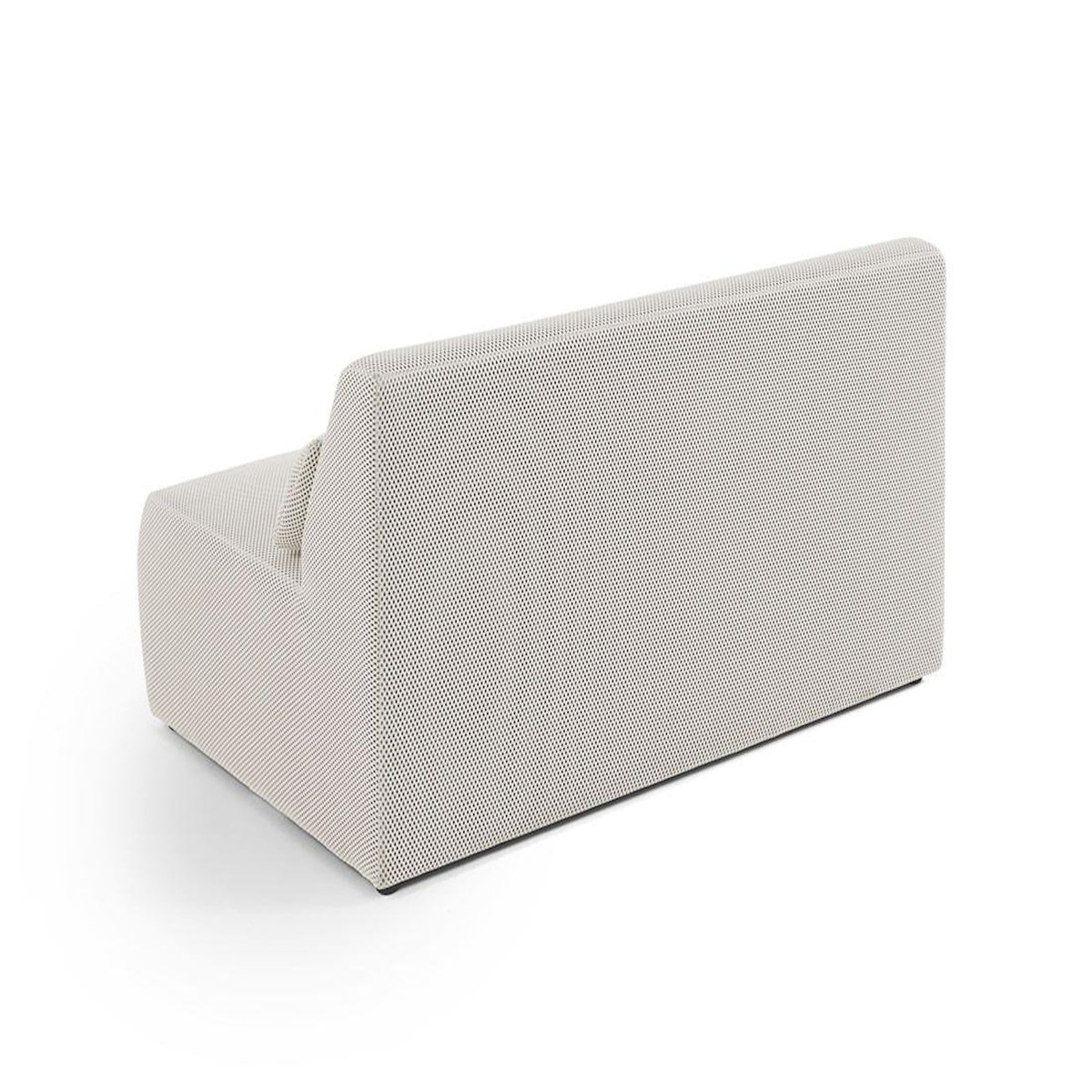 LISA DESIGN Onyx - canapé droit 2 places - en tissu mailles 3d