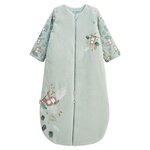 Petit Béguin Turbulette d'hiver en velours avec manches amovibles et jambes séparables Cache-cache. Coloris disponibles : Vert