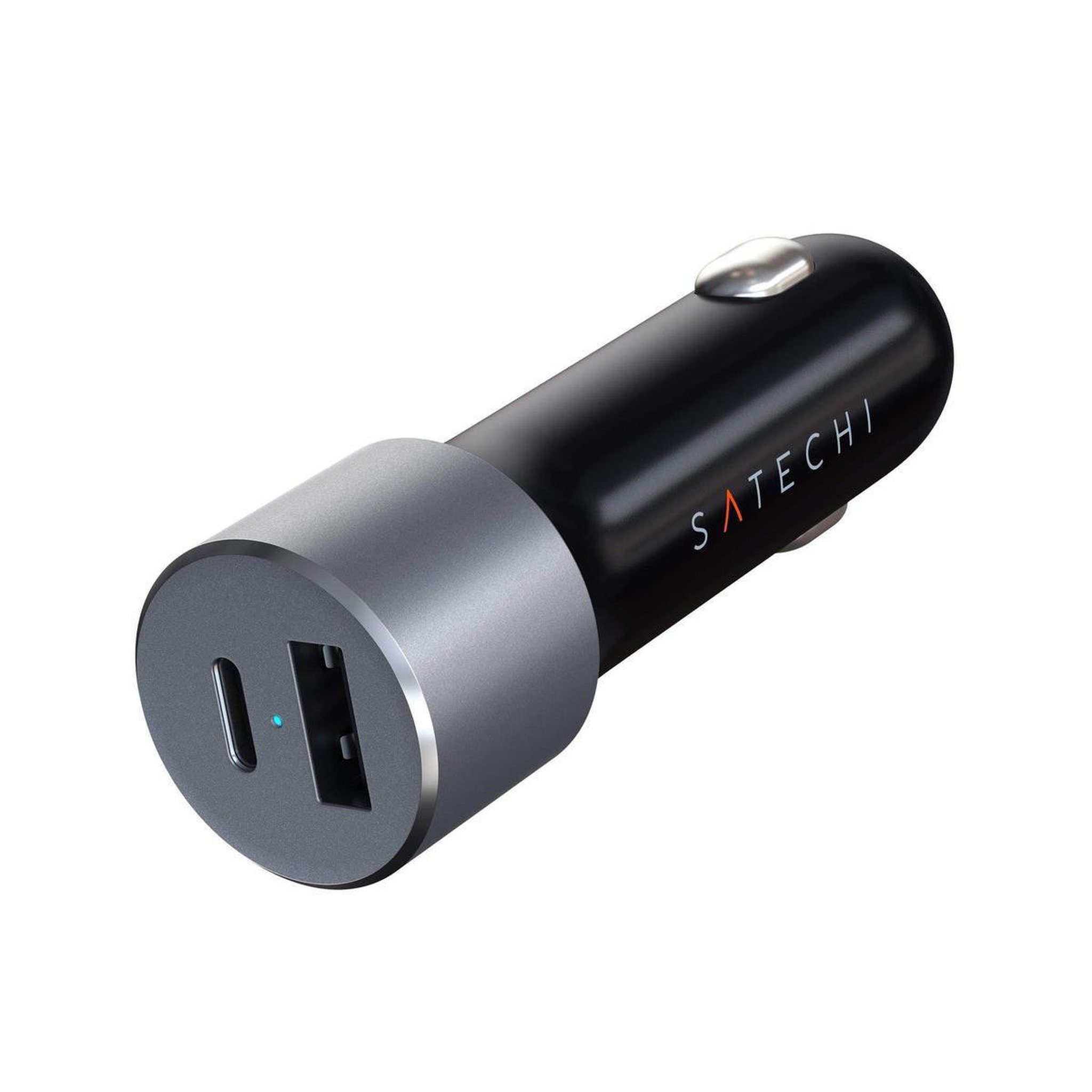 Voir la diapositive 3 : SATECHI Chargeur allume cigare Satechi USB C 72 W Gris sidéral