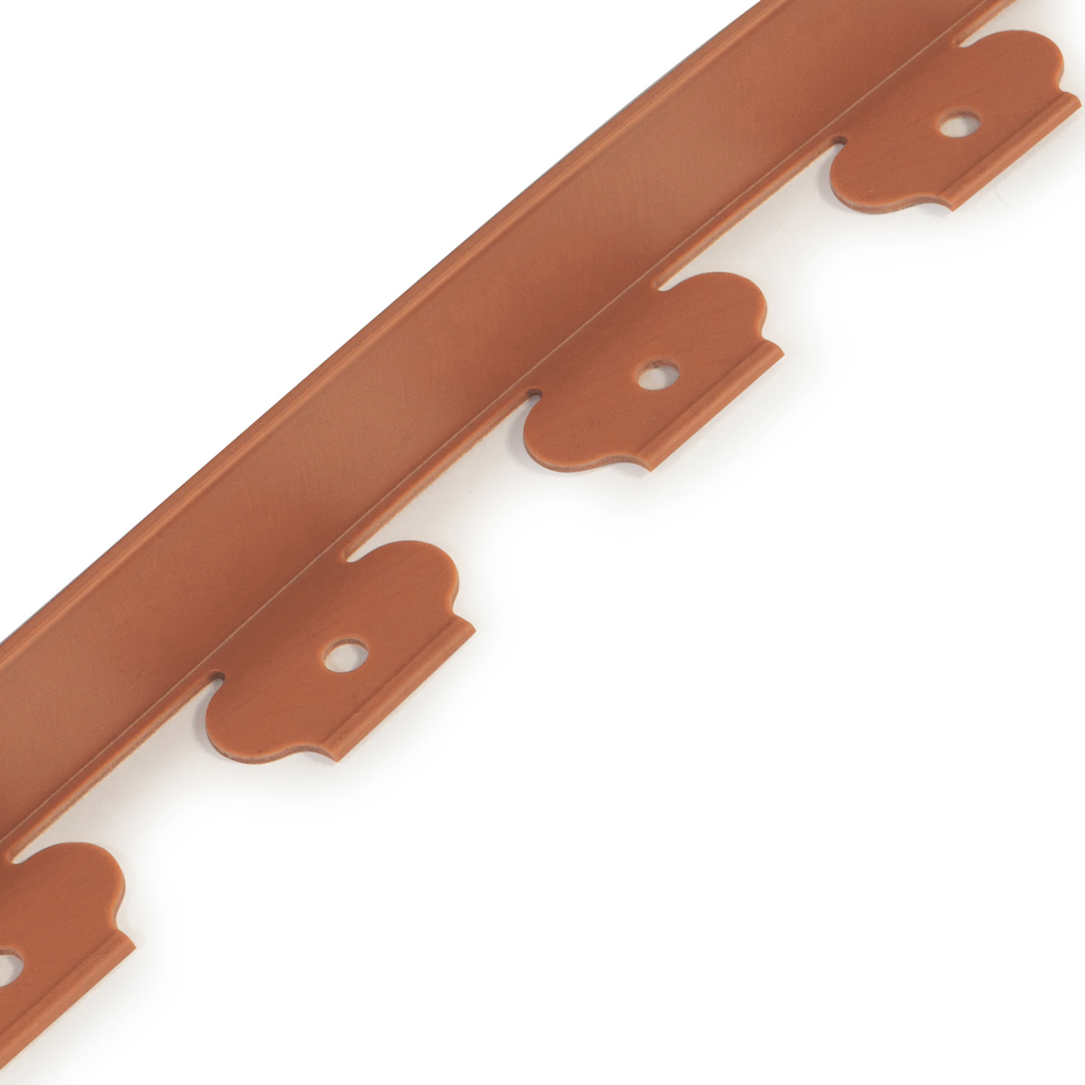 ID MARKET Bordurette de jardin flexible 10 M terracotta hauteur 5 CM + 30 piquets