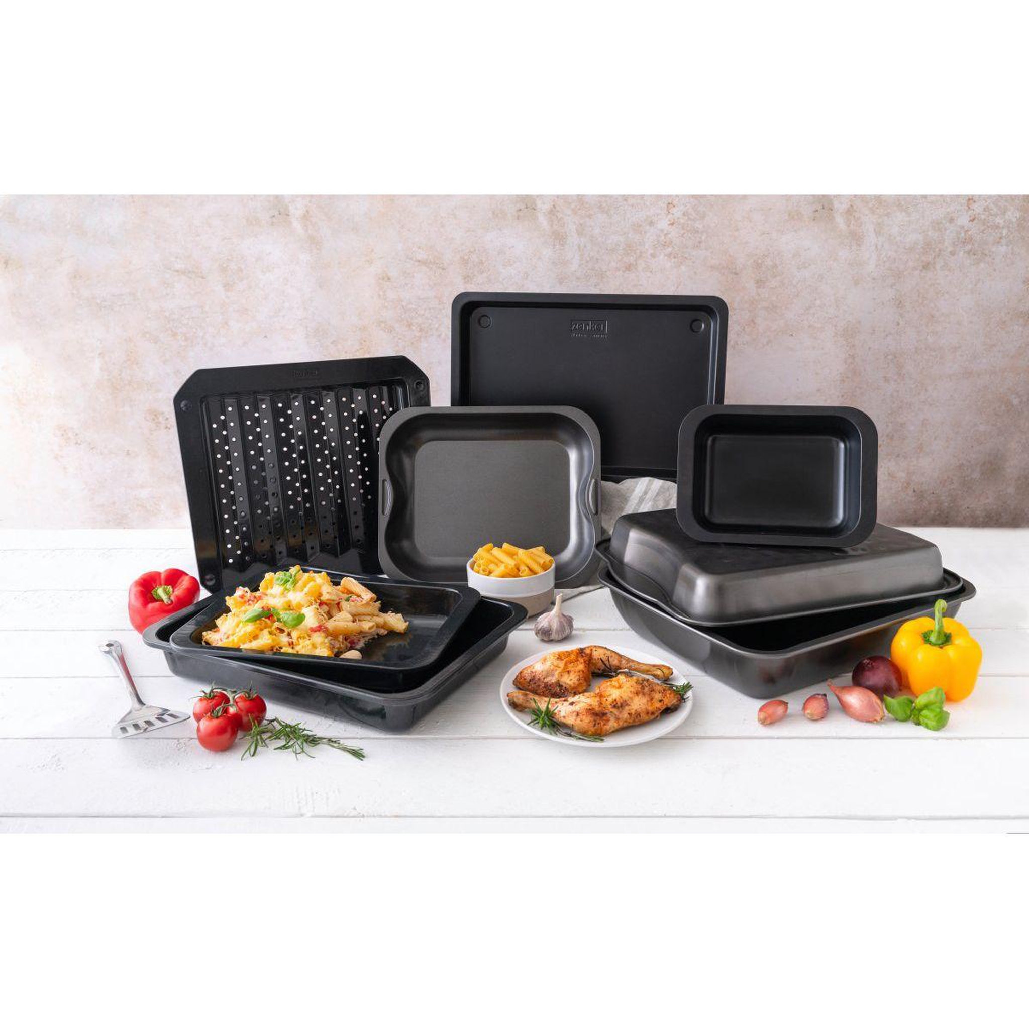 Voir la diapositive 6 : ZENKER Plat à four rectangulaire 40 x 30 cm Zenker Spécial Cooking