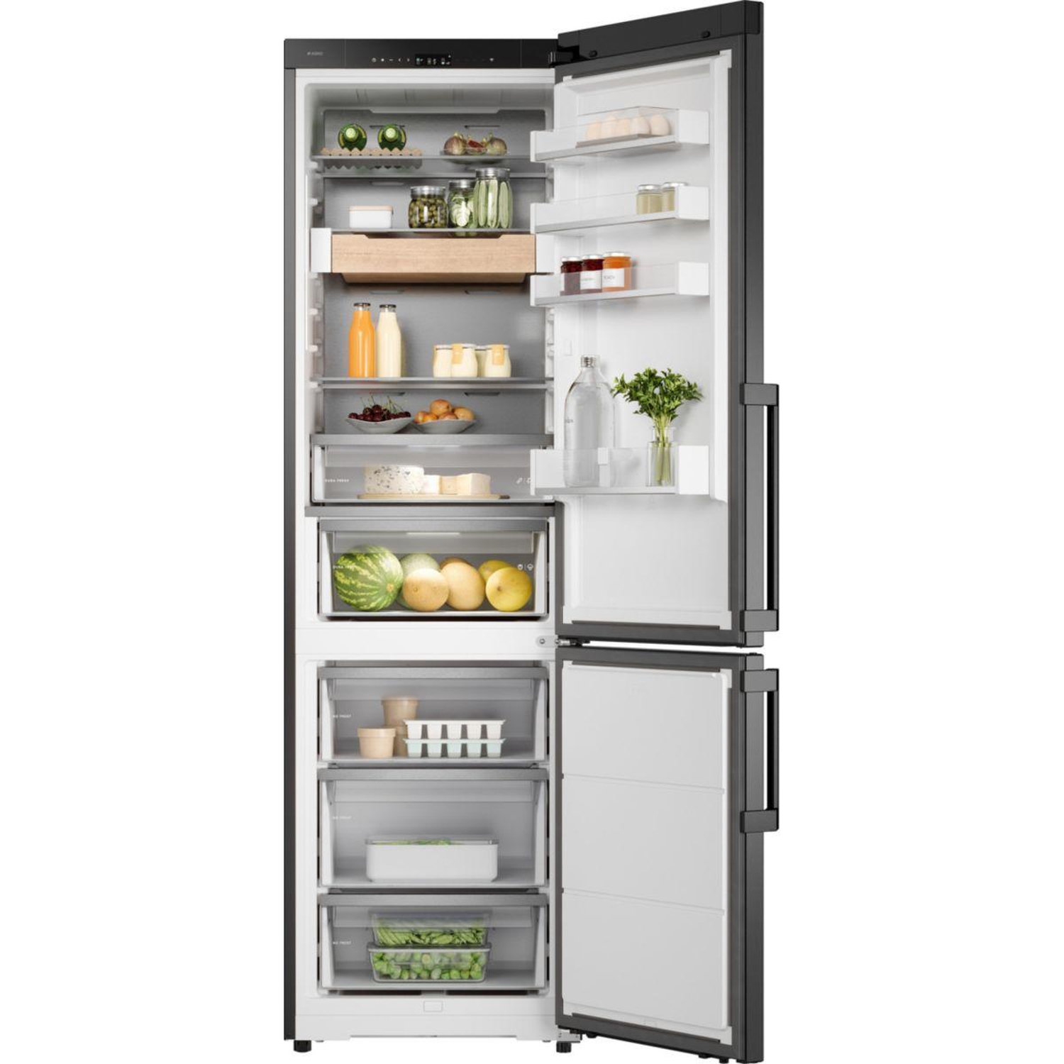 Réfrigérateur Combiné Asko RFC526RNBB1 – 409L, No Frost, WiFi - vue 4