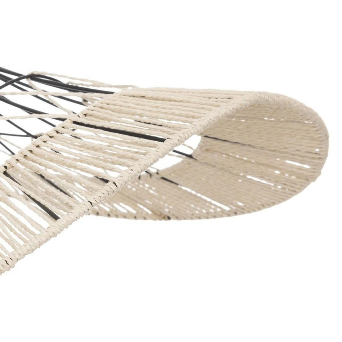 ATMOSPHERA Suspension métal filaire Cosy noir naturel D75