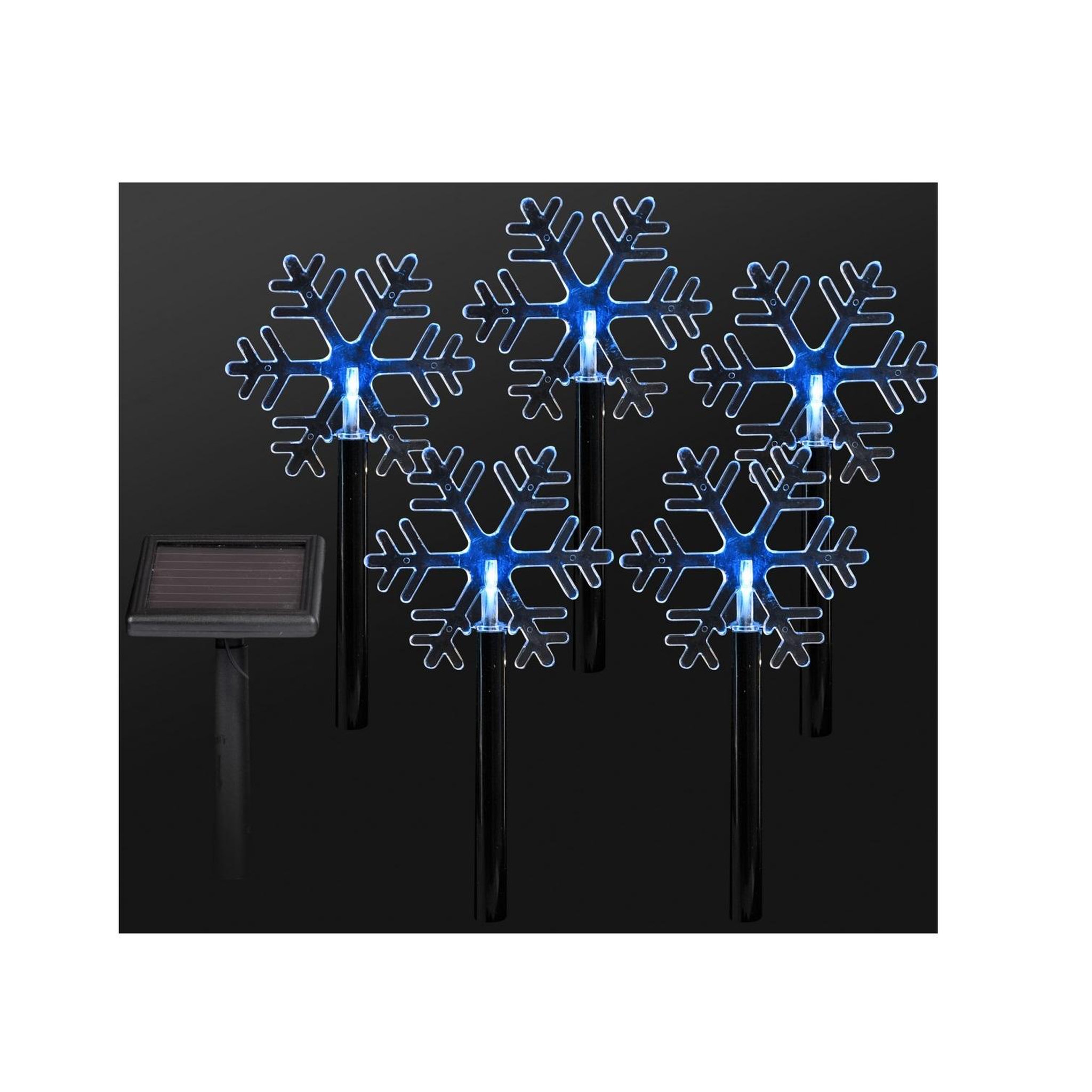 Eden 5 flocons solaire 5 led design et moderne