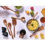 Voir la diapositive 5 : BJORN Set d'ustensiles de cuisine en bois d'acacia SKOV - 12 pièces