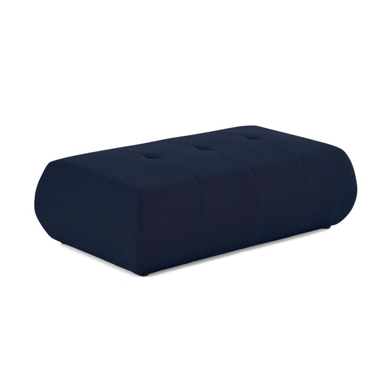LISA DESIGN Onyx - pouf d'appoint - en tissu mailles 3d