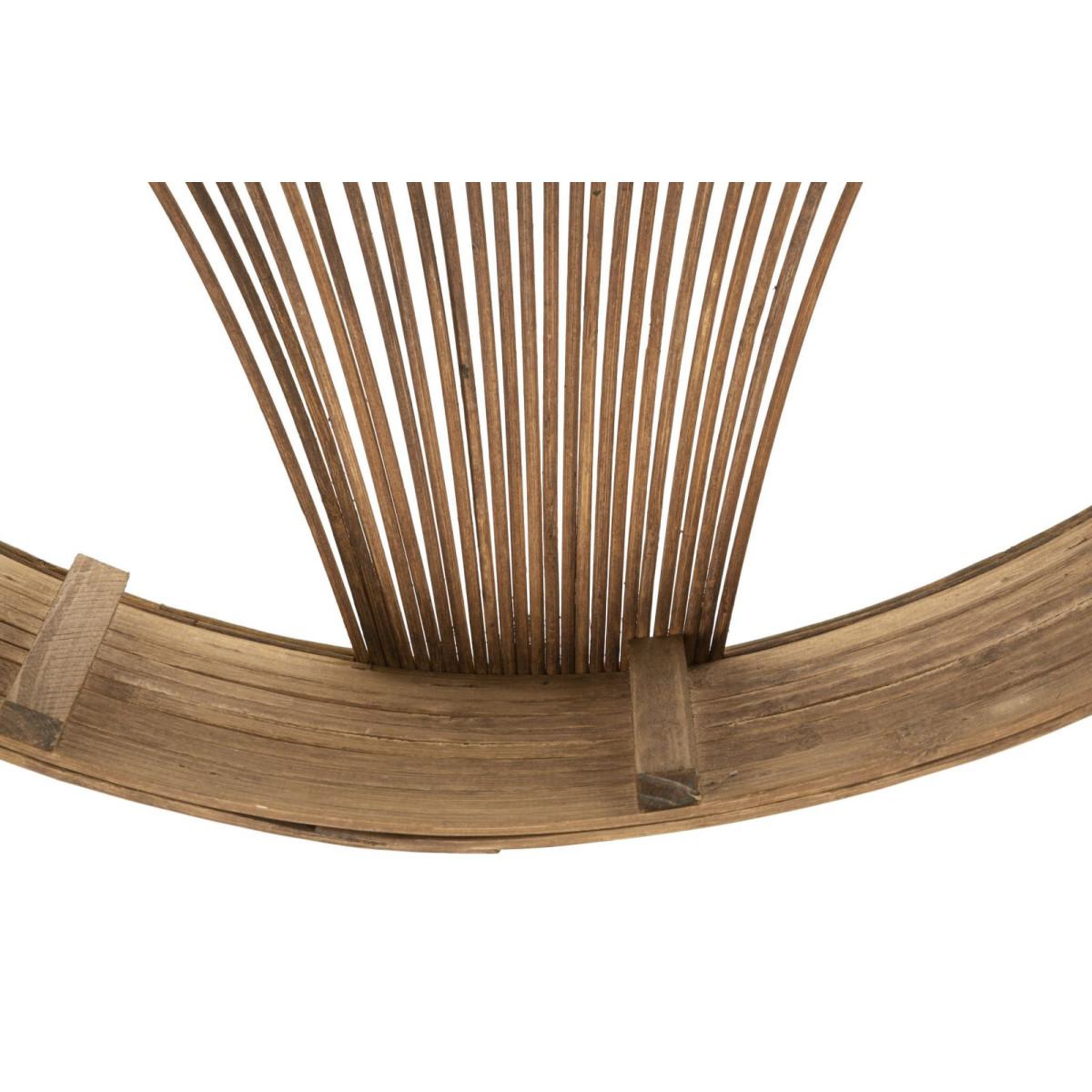 Voir la diapositive 4 : Paris Prix Étagère murale déco  fuji  76cm naturel