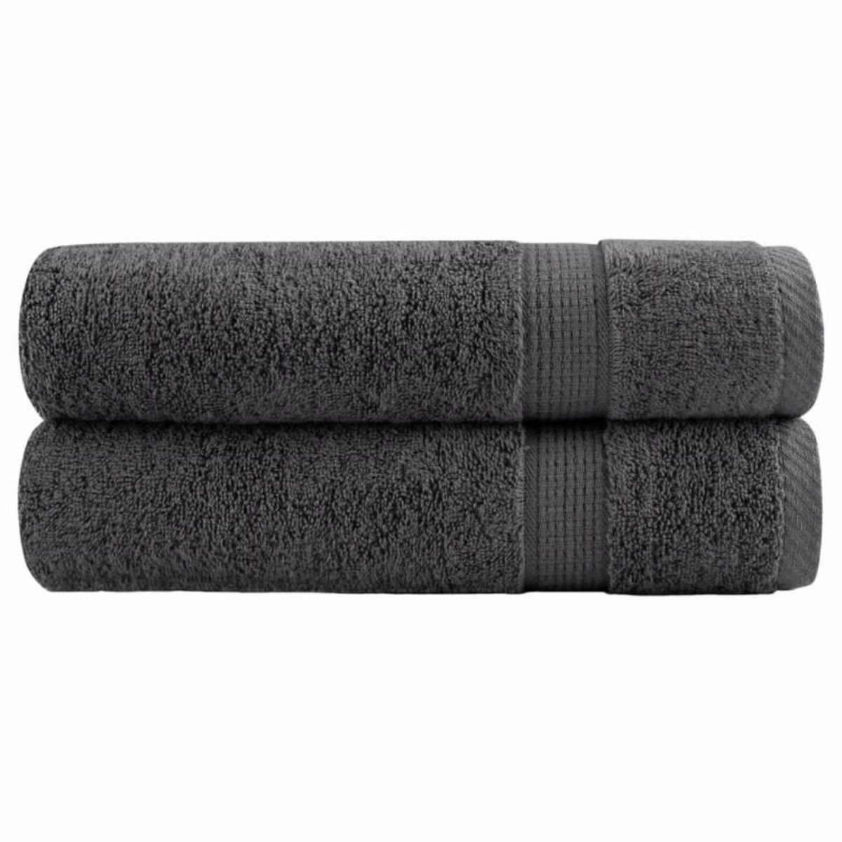 VIDAXL Essuie mains de qualité supérieure SOLUND 2 pcs anthracite