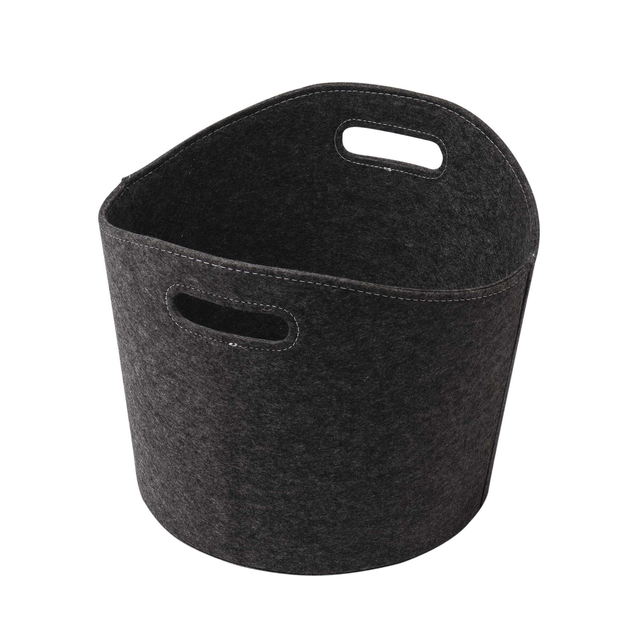 WERKAPRO Panier à bûches rond en feutre WERKA PRO Feutre gris Feutre gris