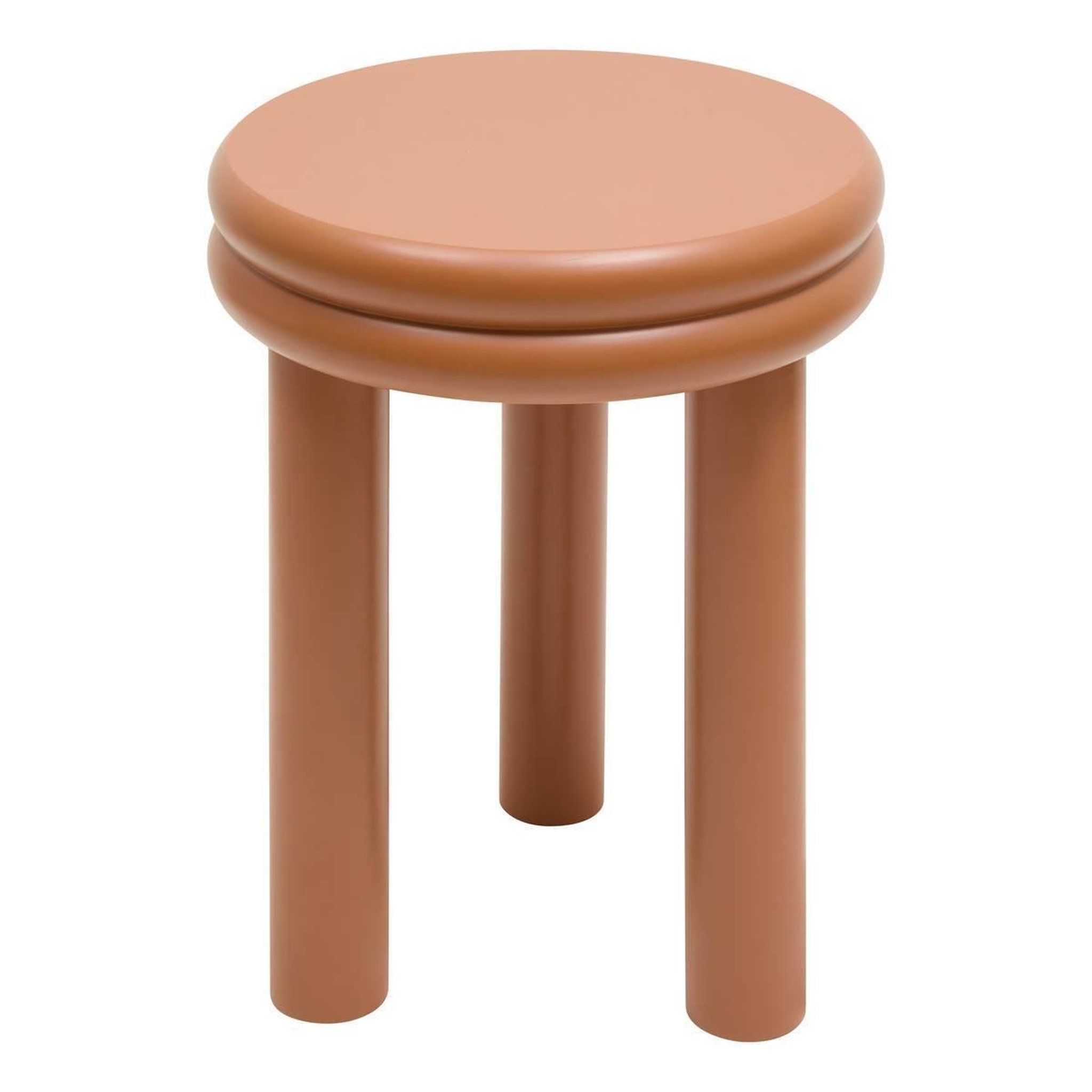 ATMOSPHERA Table d'Appoint Ronde  Plump  47cm Rouille