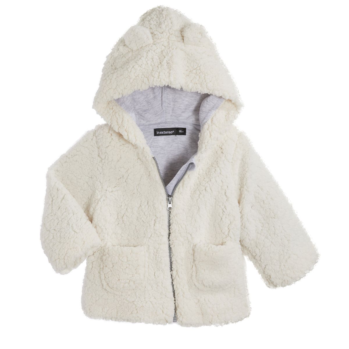 IN EXTENSO Manteau laine bébé fille