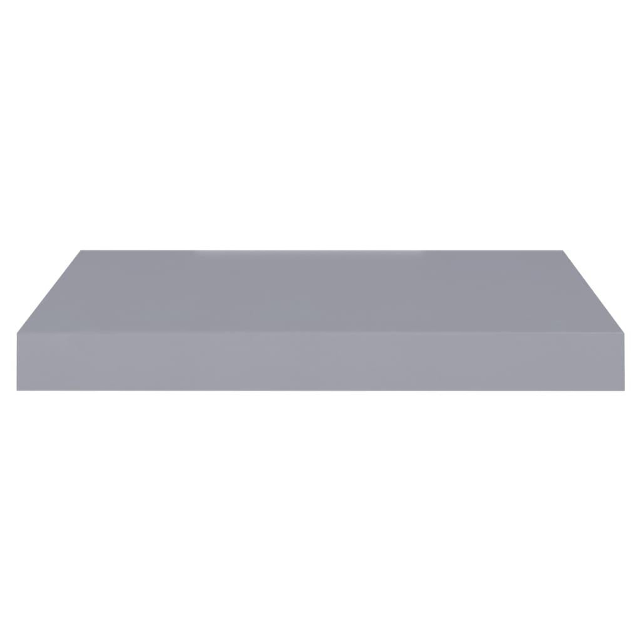 Voir la diapositive 5 : VIDAXL Etageres murales flottantes 2 pcs Gris 40x23x3,8 cm MDF