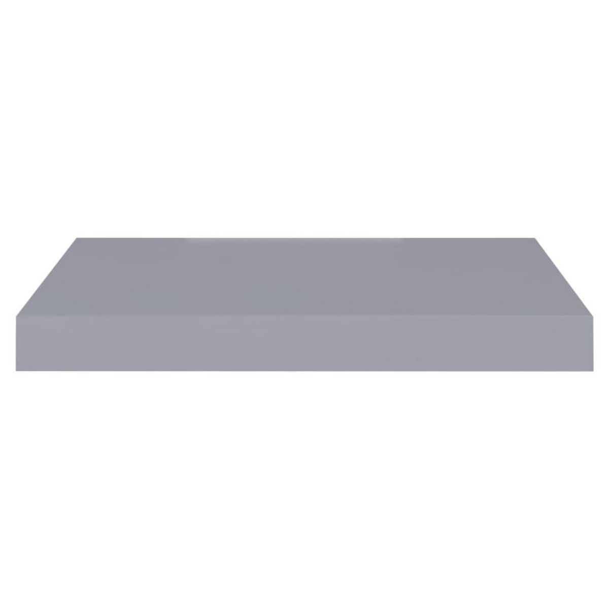 VIDAXL Etageres murales flottantes 2 pcs Gris 40x23x3,8 cm MDF