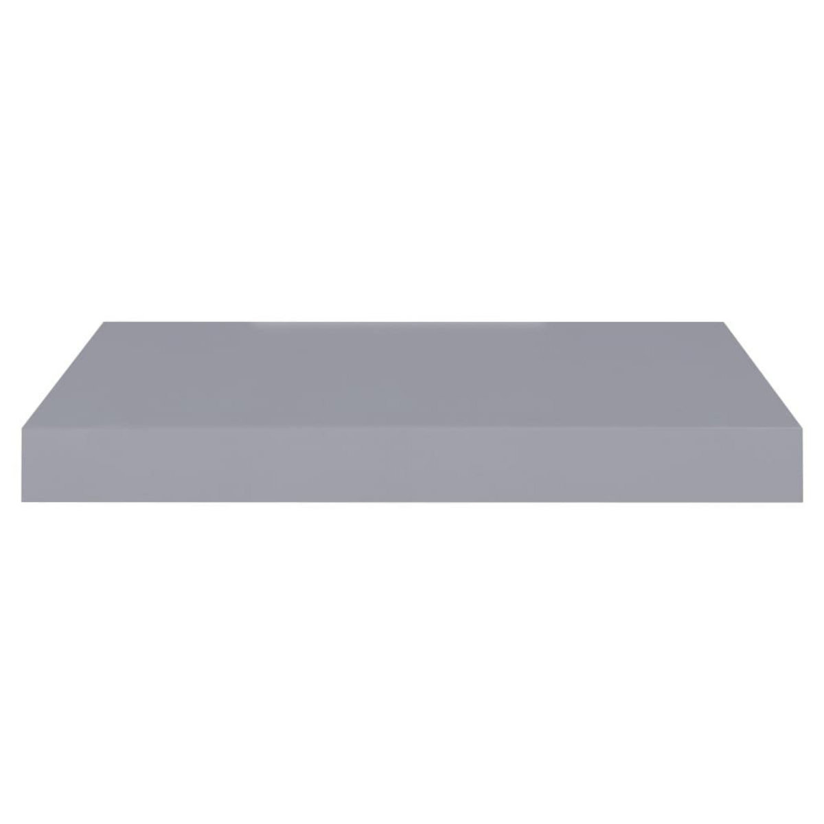 VIDAXL Etageres murales flottantes 2 pcs Gris 40x23x3,8 cm MDF