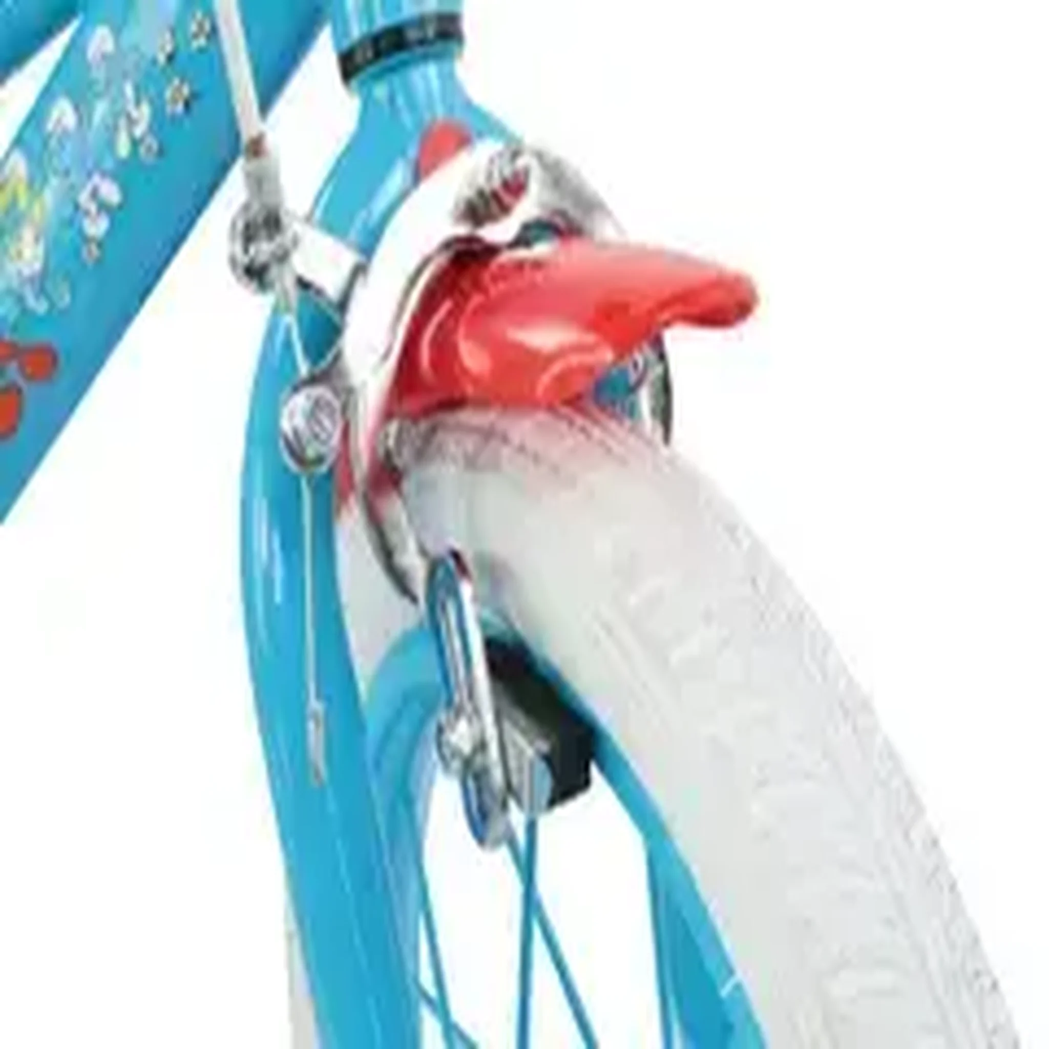 Voir la diapositive 5 : Vélo enfant - Modèle 14'' Schtroumpfs  pour enfant de taille 90 cm à 105 cm équipé de 2 freins, plaque avant, Gardes Boues + Gourde