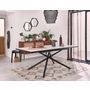 Voir la diapositive 4 : BEST MOBILIER Sullana - table à manger extensible - effet marbre - 4 à 6 personnes