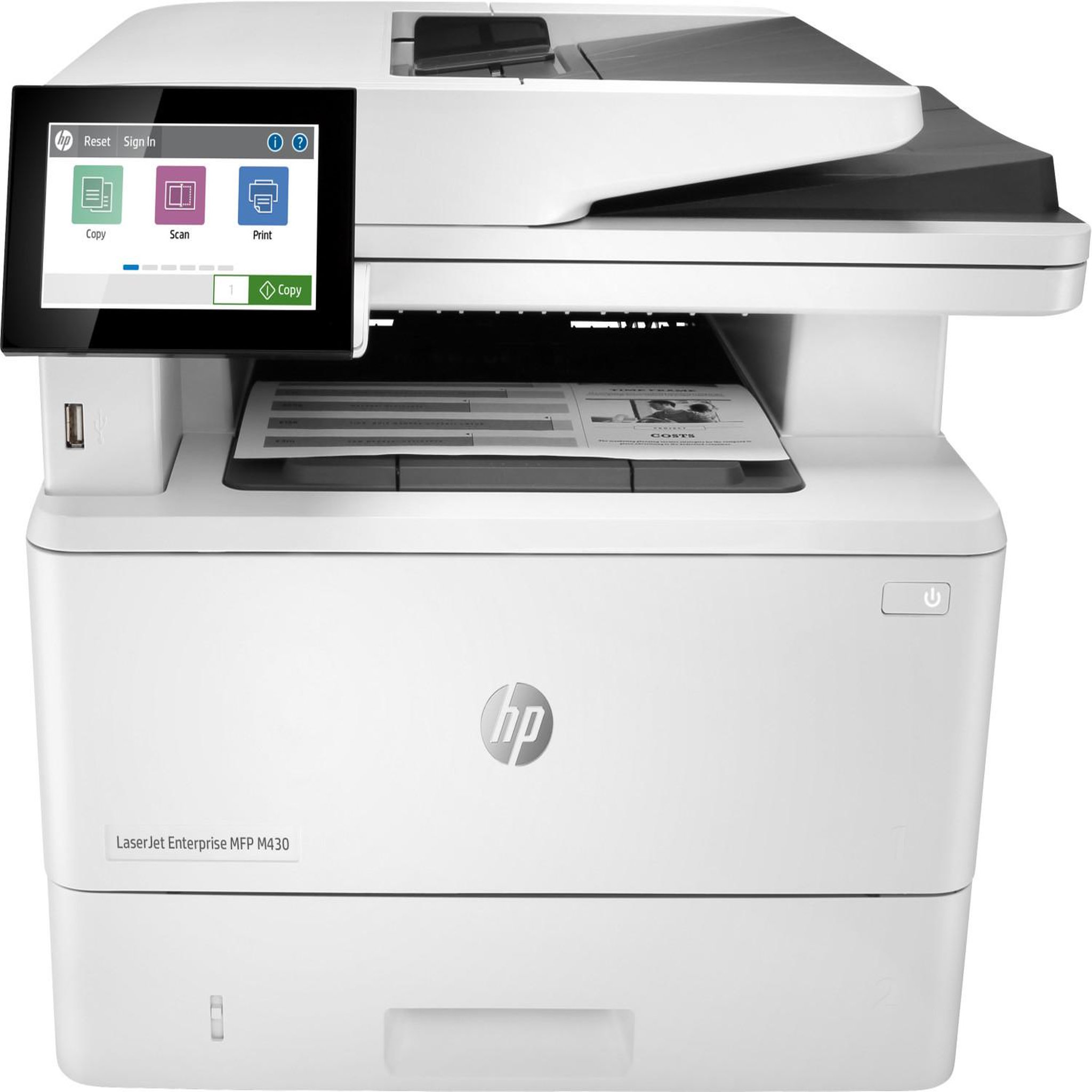 HP Imprimante laser HP 3PZ55A LaserJet Enterprise MFP M430f A4 1200 x 1200 DPI 38 ppm Blanc