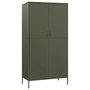 Voir la diapositive 2 : VIDAXL Garde-robe Vert olive 90x50x180 cm Acier