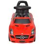 Voir la diapositive 3 : VIDAXL Voiture à pousser par pieds pour enfants rouge