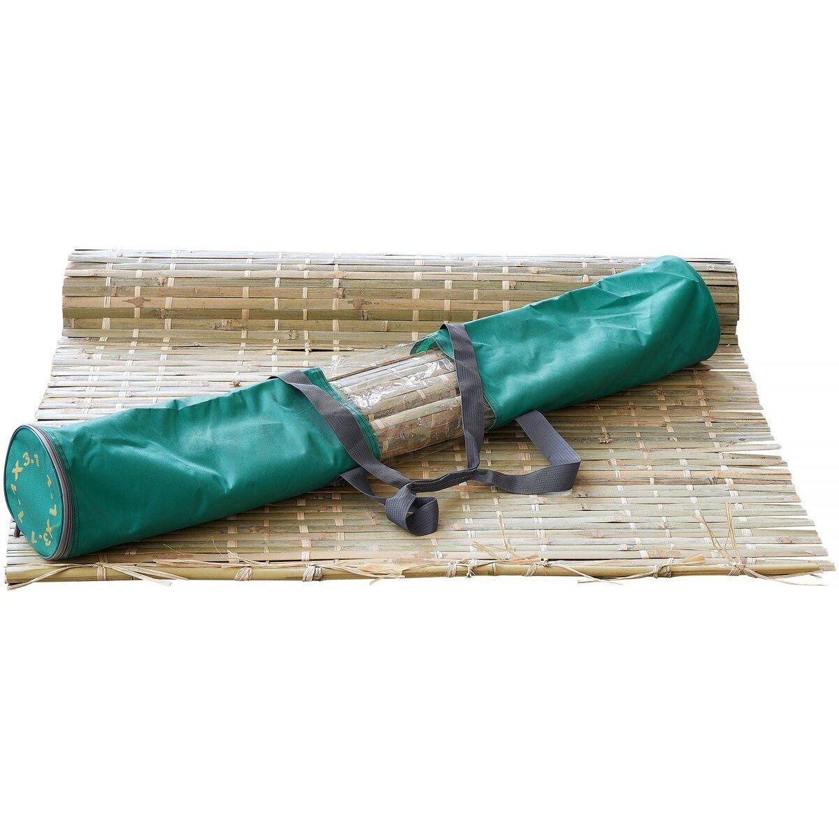 Habitat et Jardin Rouleau de bambou 210 x 210 cm avec fil de coton  Haya