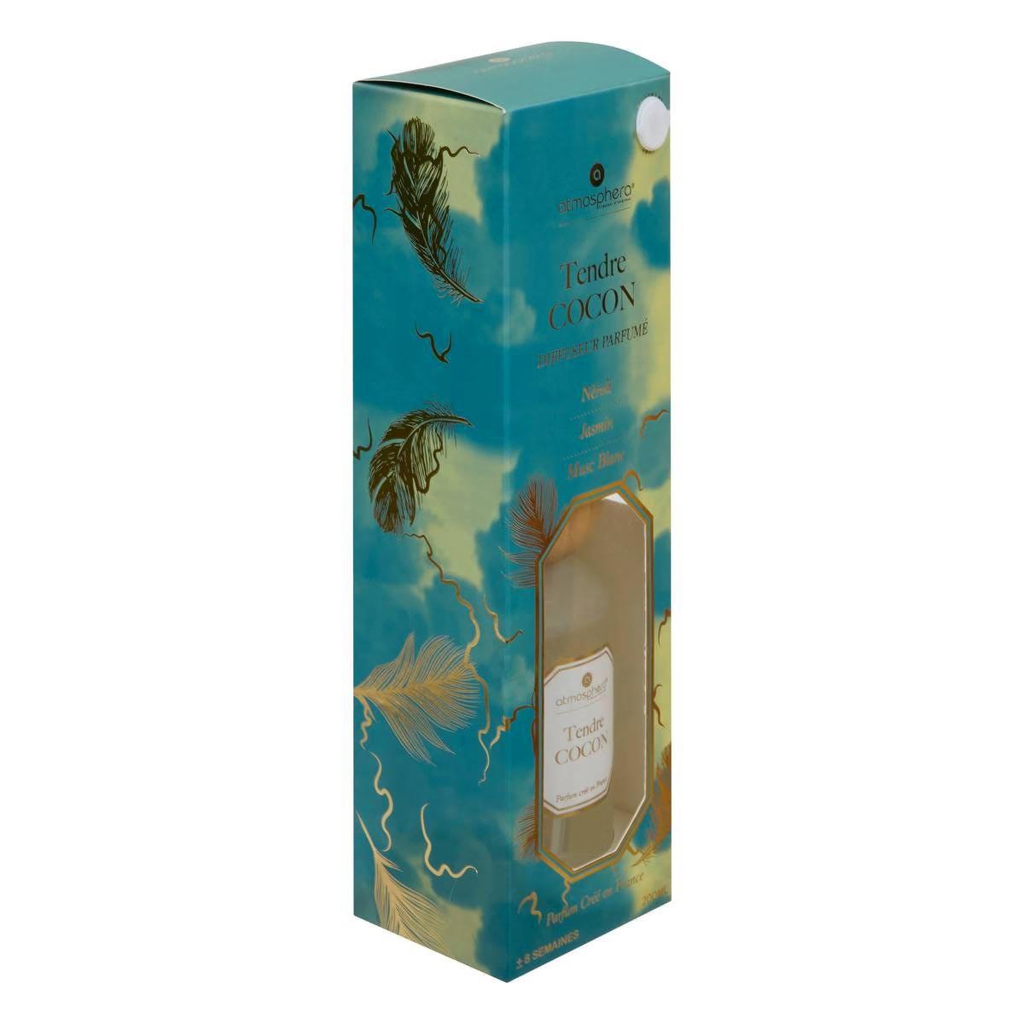 Voir la diapositive 2 : ATMOSPHERA Diffuseur de parfum en verre  elisa  200ml tendre coton