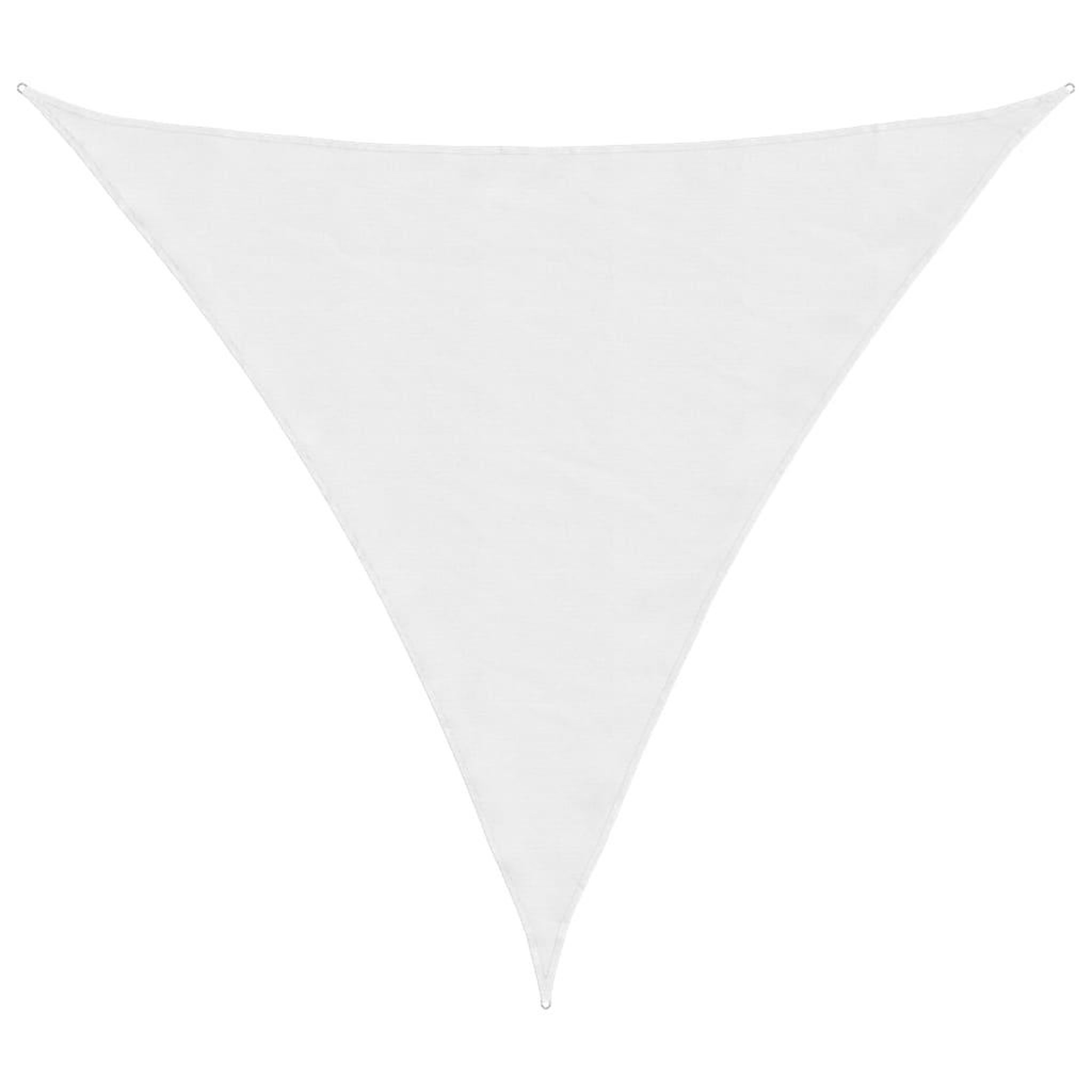 Voir la diapositive 2 : VIDAXL Voile de parasol tissu oxford triangulaire 5x5x5 m blanc