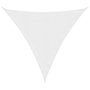 Voir la diapositive 2 : VIDAXL Voile de parasol tissu oxford triangulaire 5x5x5 m blanc