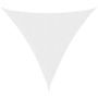Voir la diapositive 2 : VIDAXL Voile de parasol tissu oxford triangulaire 5x5x5 m blanc