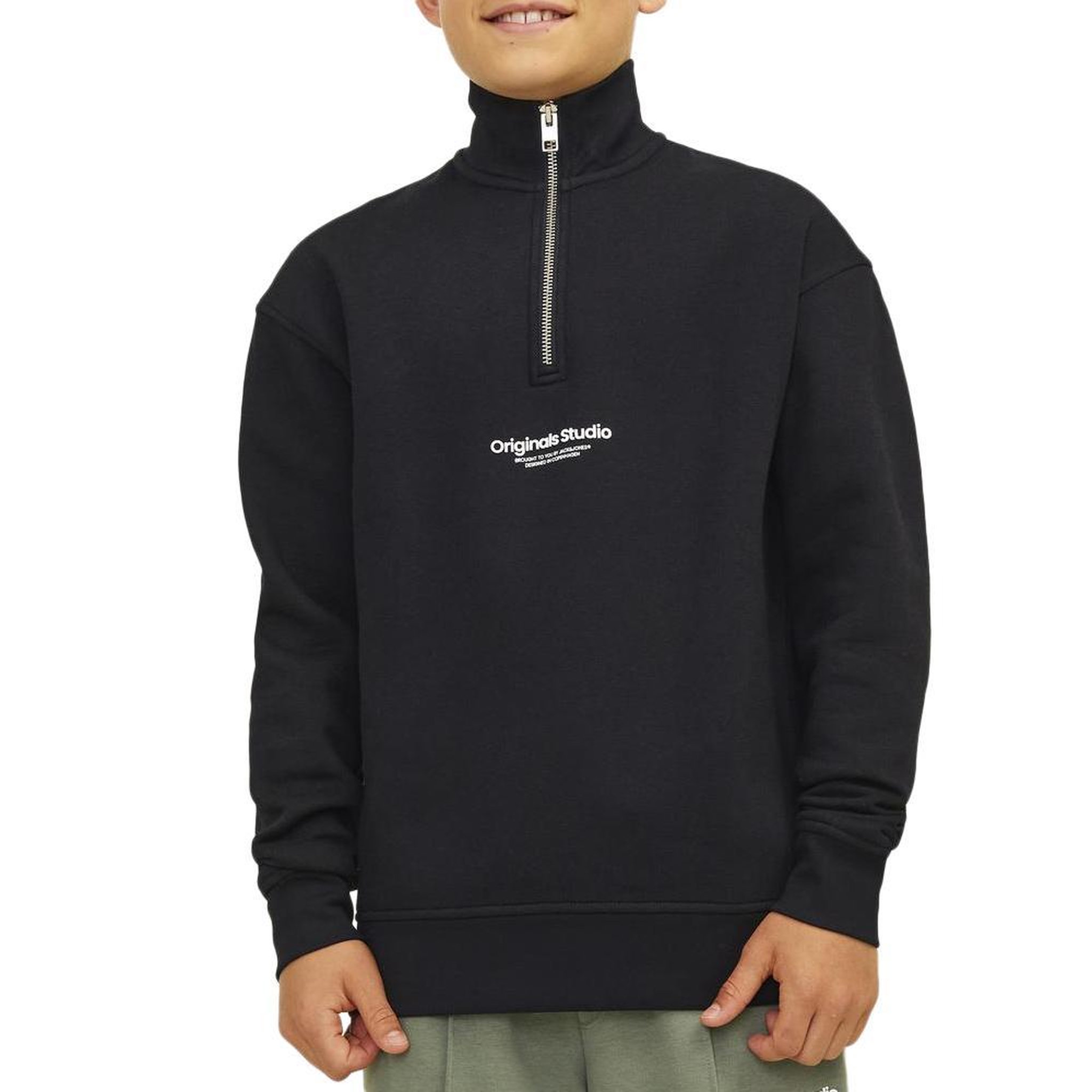 Jack & Jones Sweat Noir Garçon Jack & Jones Vesterbro 12242475. Coloris disponibles : Noir