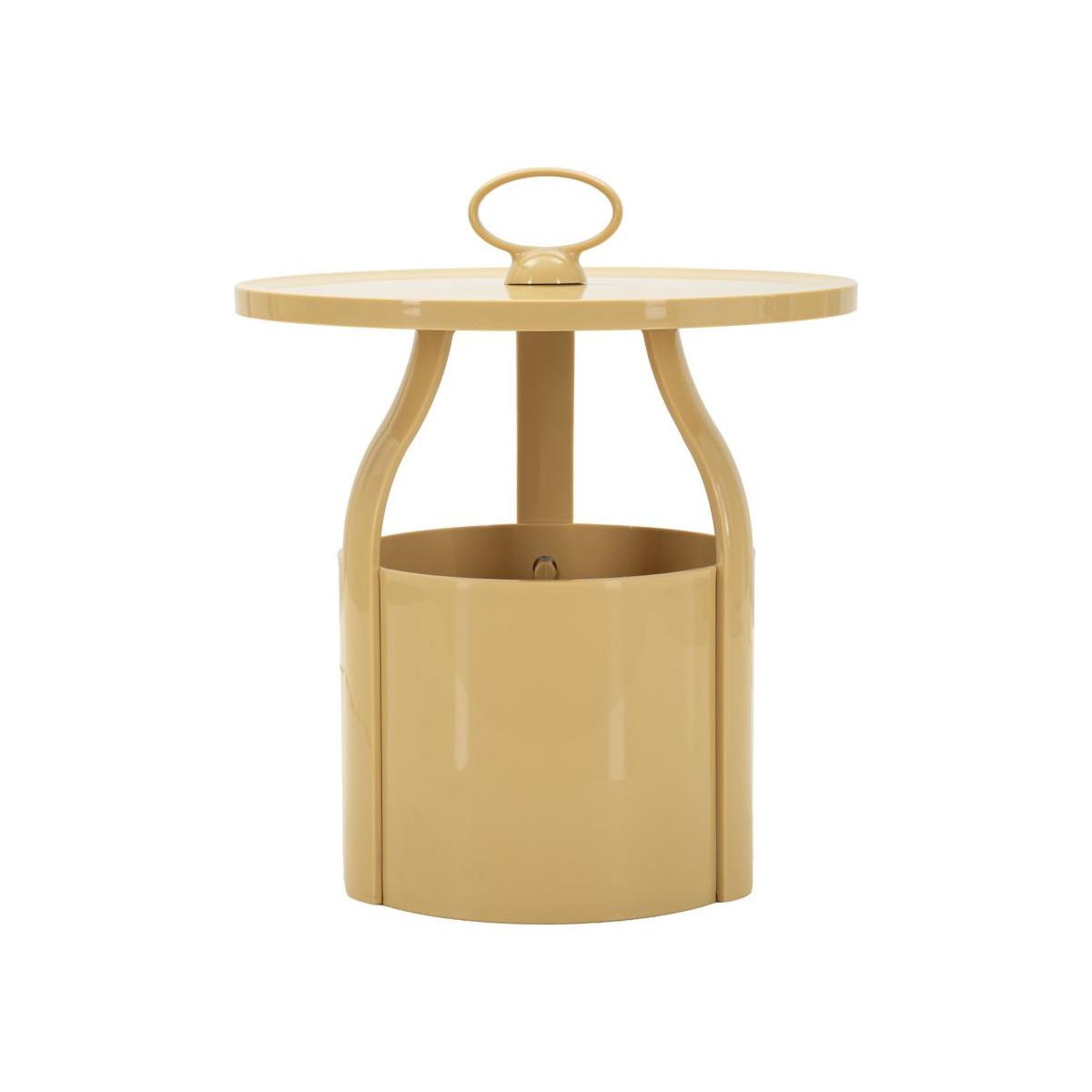 Paris Prix Table d'Appoint Design  Iris  44cm Crème