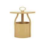 Paris Prix Table d'Appoint Design  Iris  44cm Crème