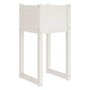 Voir la diapositive 2 : VIDAXL Jardiniere Blanc 40x40x81 cm Bois massif de pin
