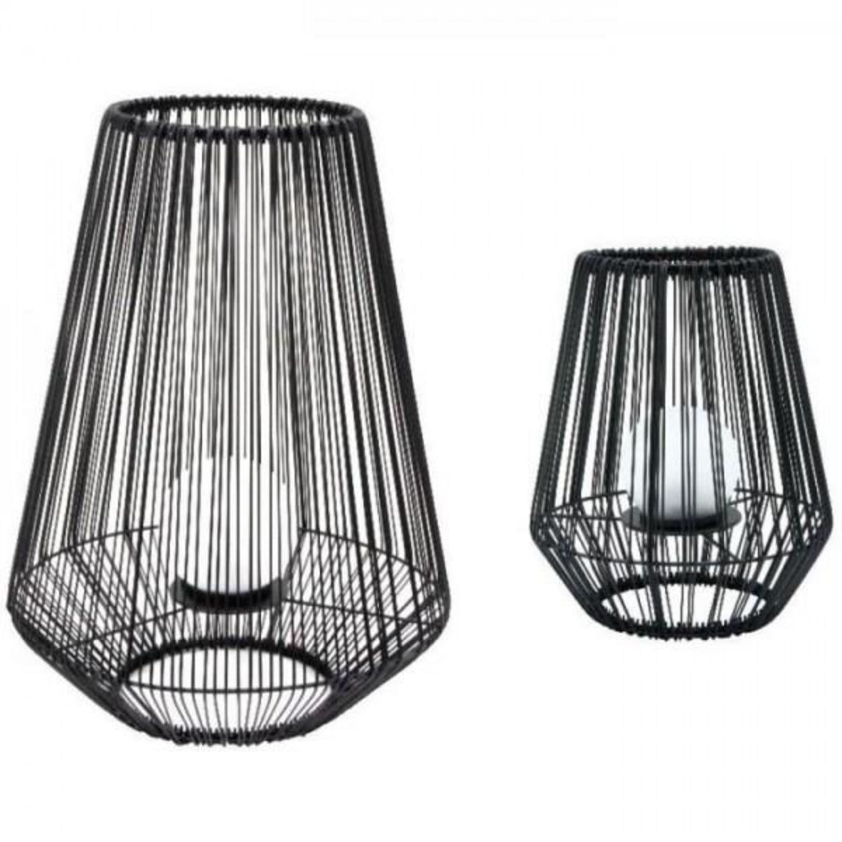 Galix Lanterne solaire décorative boule perlée - GALIX - H30 - 10 Lumens - 8 heures d'éclairage