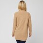 Voir la diapositive 2 : IN EXTENSO Gilet long beige camel femme