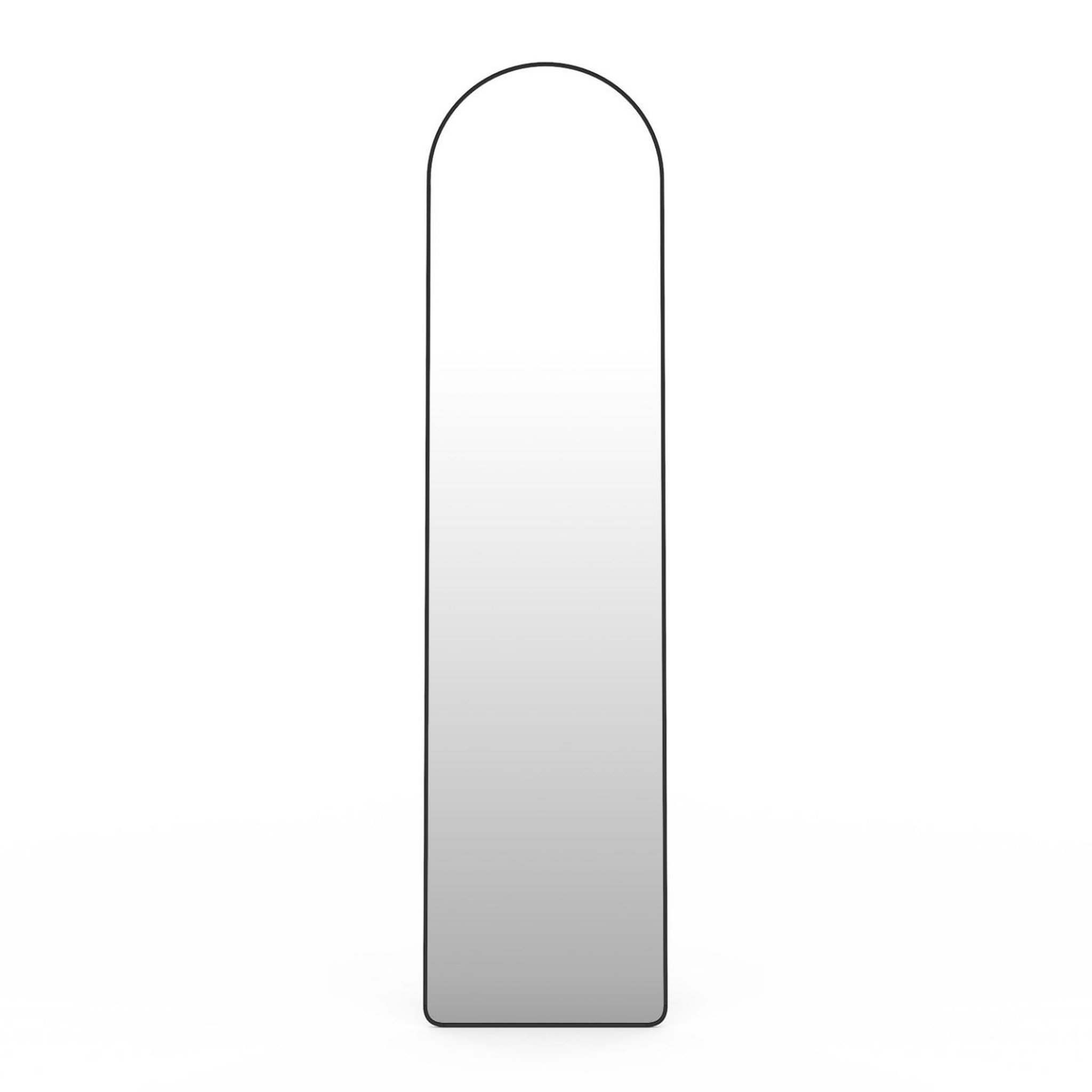 ID MARKET Miroir sur pied contour noir 160 x 40 cm