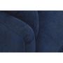 Voir la diapositive 4 : MARKET24 Canapé droit fixe 4 places - Tissu bleu - Classique - L 212 x P 93 cm - CONSTANCE