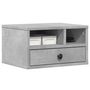 Voir la diapositive 4 : VIDAXL Support d imprimante gris béton 40x32x22,5 cm bois d ingénierie